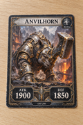 Anvilhorn Metal Battle Card