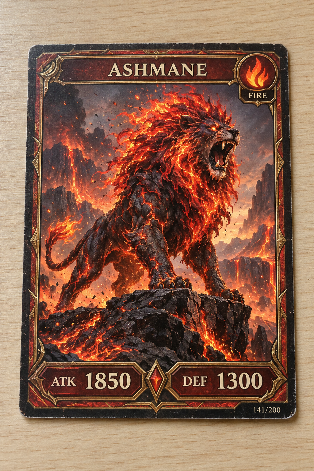 Ashmane Fire Monster Card