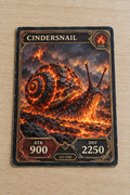 Cindersnail volcanic battle card