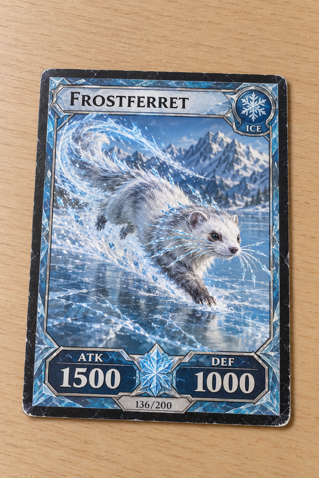 Frostferret Ice Battle Card