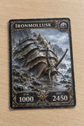 Ironmollusk Metal Battle Card