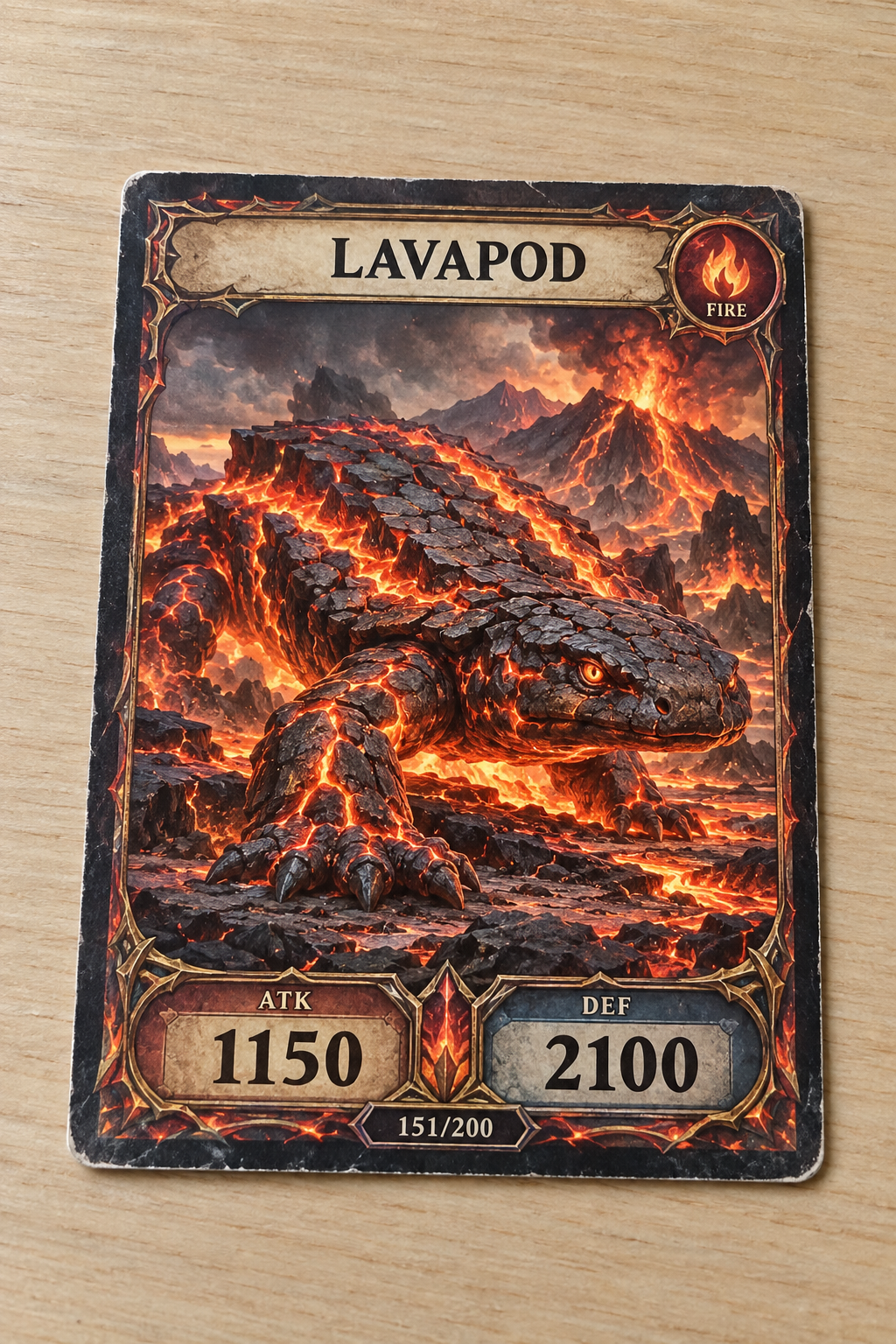 Lavapod, the lava-shield salamander