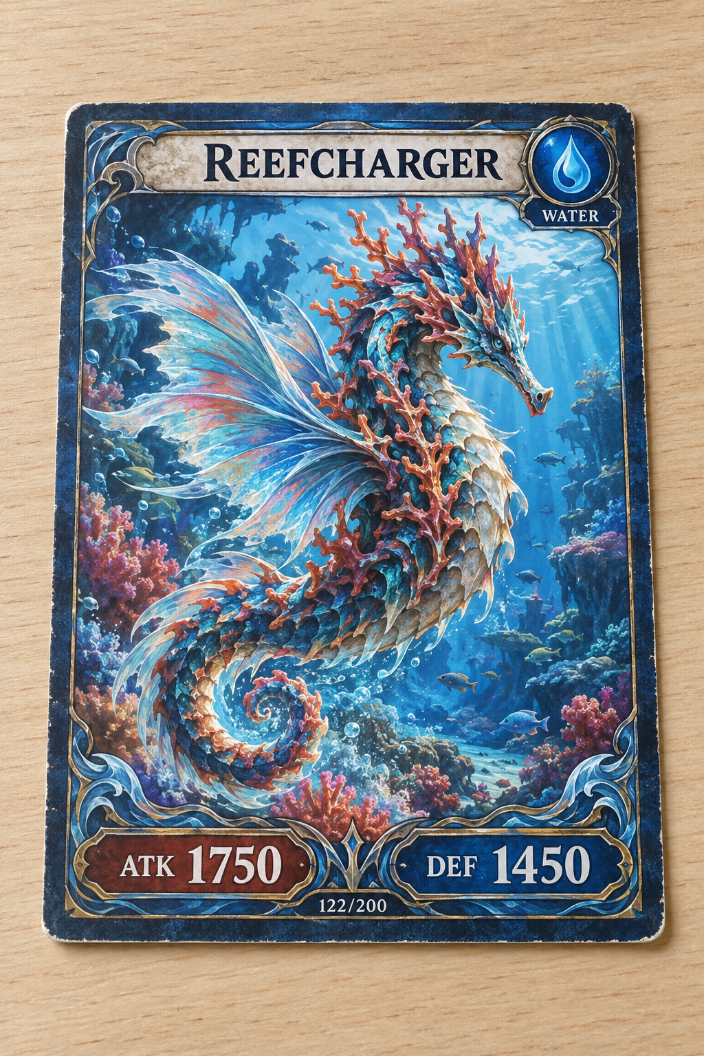 Reefcharger Coral Seahorse Card