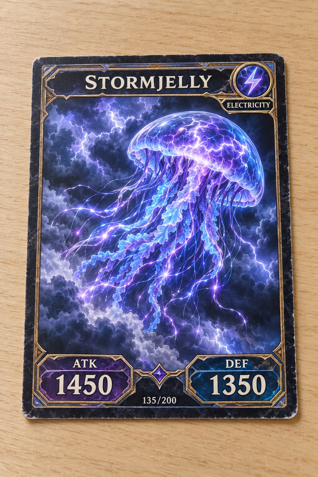 Stormjelly electric jellyfish battle card
